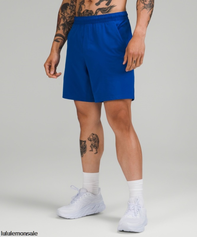 Lululemon Deutschland DELULU854 | Symphony Blue Pace Breaker Linerless Short 7